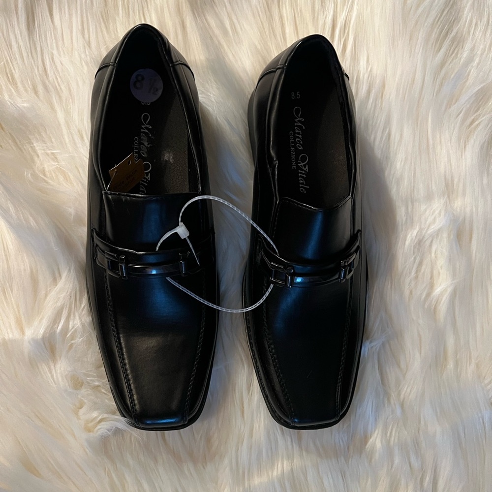 Brand new men Marco Vitale Black Dressy shoes